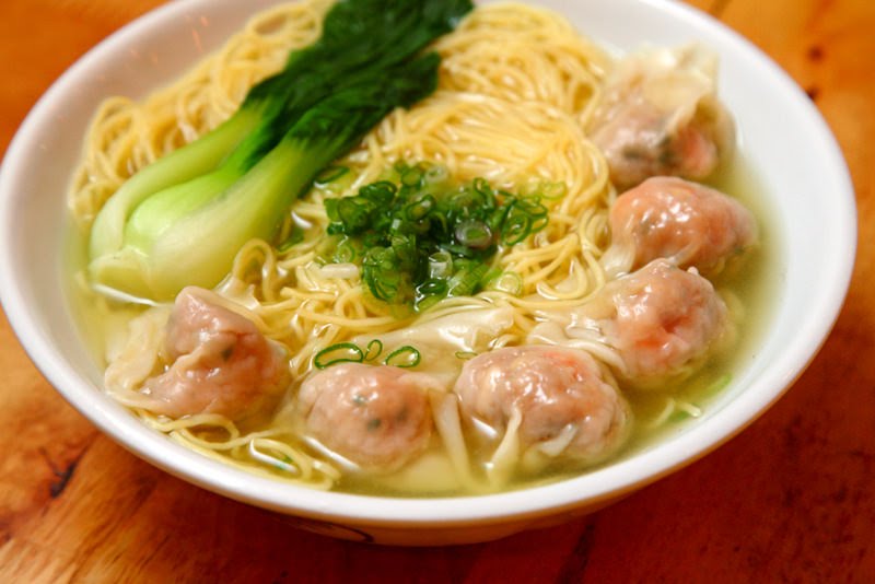 Wonton Noodles - staple Hong Kong dishes