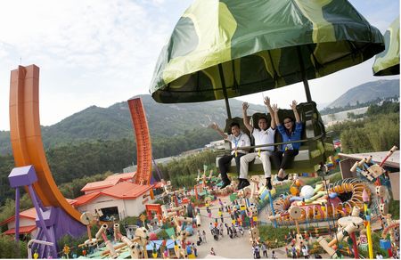 Toystory ride at Disney Hong Kong