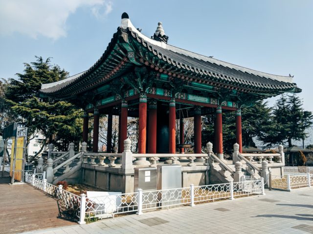 traditional Buddhist temple in Busan, South Korea